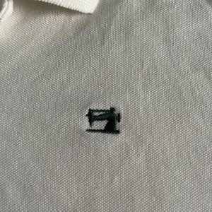 Mens Scotch and Soda Organic Cotton White Polo Shirt
